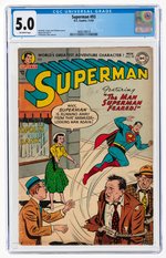 SUPERMAN #93 NOVEMBER 1954 CGC 5.0 VG/FINE.