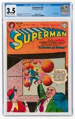 SUPERMAN #79 NOVEMBER-DECEMBER 1952 CGC 3.5 VG-.