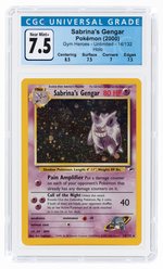 2000 POKÉMON GYM HEROES SET SABRINA'S GENGAR 14/132 HOLO UNLIMITED CGC 7.5 NM+.