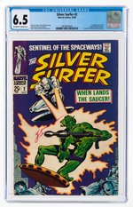 SILVER SURFER #2 OCTOBER 1968 CGC 6.5 FINE+.