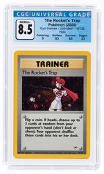 2000 POKÉMON GYM HEROES SET THE ROCKET'S TRAP 19/132 HOLO UNLIMITED CGC 8.5 NM/MINT+.