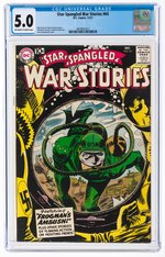 STAR SPANGLED WAR STORIES #64 DECEMBER 1957 CGC 5.0 VG/FINE.