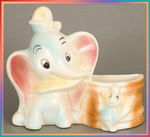 "DUMBO" CERAMIC WALL PLANTER.