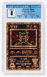 2000 POKÉMON MOVIE PROMO (POKEMON MOVIE 2000) ANCIENT MEW HOLO CGC 8 NM/MINT.