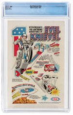 EVEL KNIEVEL #NN 1974 CGC 4.0 VG.
