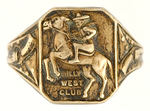 "BILLY WEST CLUB" MEMBERS RING.