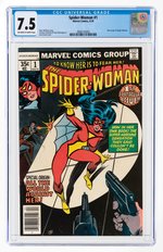 SPIDER-WOMAN #1 APRIL 1978 CGC 7.5 VF-.