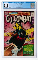 G.I. COMBAT #114 OCTOBER-NOVEMBER 1965 CGC 3.5 VG-.
