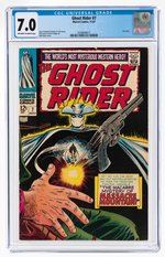 GHOST RIDER #7 NOVEMBER 1967 CGC 7.0 FINE/VF.