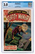 GHOST MANOR #1 JULY 1968 CGC 3.0 GOOD/VG.