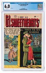 G.I. SWEETHEARTS #33 AUGUST 1953 CGC 6.0 FINE.