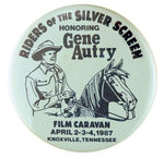 GENE AUTRY FILM CONVENTION HONOREE BUTTON.