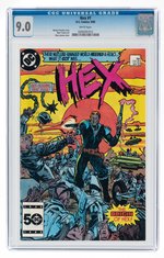 HEX #1 SEPTEMBER 1985 CGC 9.0 VF/NM.