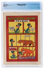 HUCKLEBERRY HOUND #3 JANUARY-FEBRUARY 1960 CGC 5.0 VG/FINE.