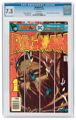 RAGMAN #1 AUGUST-SEPTEMBER 1976 CGC 7.5 VF- (FIRST RAGMAN).