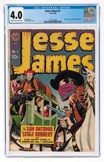 JESSE JAMES #1 AUGUST 1950 CGC 4.0 VG.