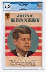 JOHN F. KENNEDY #NN AUGUST-OCTOBER 1964 CGC 3.5 VG-.