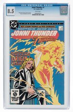 JONNI THUNDER #1 FEBRUARY 1985 CGC 8.5 VF+.