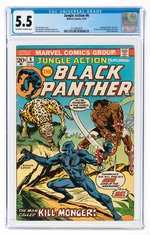 JUNGLE ACTION #6 SEPTEMBER 1973 CGC 5.5 FINE (FIRST ERIK KILLMONGER).