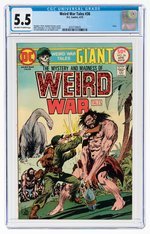 WEIRD WAR TALES #36 APRIL 1975 CGC 5.5 FINE-.