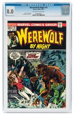 WEREWOLF BY NIGHT #10 OCTOBER 1973 CGC 8.0 VF.