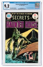 SECRETS OF HAUNTED HOUSE #1 APRIL-MAY 1975 CGC 9.2 NM-.