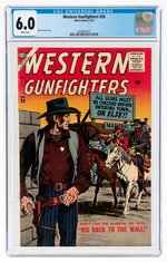 WESTERN GUNFIGHTERS #24 FEBRUARY 1957 CGC 6.0 FINE.