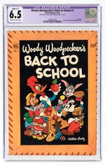 WOODY WOODPECKER'S BACK TO SCHOOL #1 OCTOBER 1952 CGC RESTORED 6.5  SLIGHT (C-1) FINE.