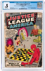 JUSTICE LEAGUE OF AMERICA #1 OCTOBER-NOVEMBER 1960 CGC 0.5 POOR (FIRST DESPERO).