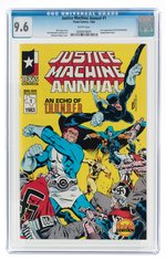 JUSTICE MACHINE ANNUAL #1 1983 CGC 9.6 NM+ (FIRST ELEMENTALS).