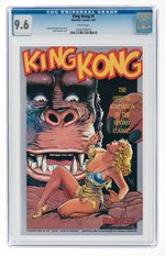 KING KONG #1 FEBRUARY 1991 CGC 9.6 NM+.