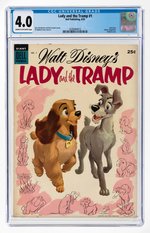 LADY AND THE TRAMP #1 JUNE 1955 CGC 4.0 VG.