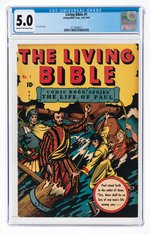 LIVING BIBLE #1 FALL 1945 CGC 5.0 VG/FINE.