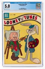 LOONEY TUNES #195 JANUARY 1958 CGC 5.0 VG/FINE.