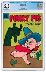 PORKY PIG #56 JANUARY-FEBRUARY 1958 CGC 5.5 FINE-.