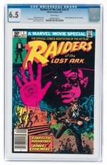 RAIDERS OF THE LOST ARK #1 SEPTEMBER 1981 CGC 6.5 FINE+.