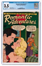 ROMANTIC ADVENTURES #1 MARCH-APRIL 1949 CGC 3.5 VG-.