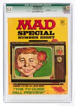 MAD SPECIAL #8 1972 CGC QUALIFIED 3.5 VG-.