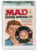 MAD SUPER SPECIAL #11 1973 CGC QUALIFIED 4.5 VG+.