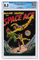 MAJOR INAPAK, THE SPACE ACE #1 1951 CGC 8.5 VF+.