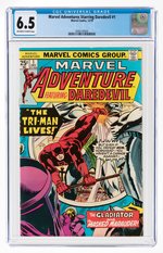 MARVEL ADVENTURES STARRING DAREDEVIL #1 DECEMBER 1975 CGC 6.5 FINE+.