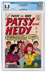 PATSY AND HEDY #63 APRIL 1959 CGC 5.5 FINE-.