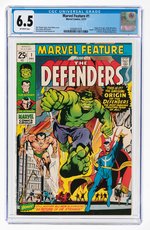 MARVEL FEATURE #1 DECEMBER 1971 CGC 6.5 FINE+ (FIRST DEFENDERS).