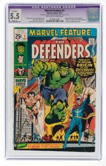 MARVEL FEATURE #1 DECEMBER 1971 CGC RESTORED 5.5 SLIGHT (A) FINE- (FIRST DEFENDERS).