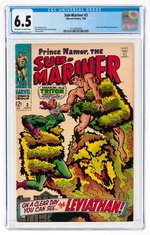 SUB-MARINER #3 JULY 1968 CGC 6.5 FINE+.