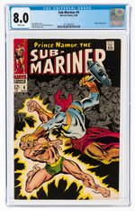 SUB-MARINER #4 AUGUST 1968 CGC 8.0 VF.