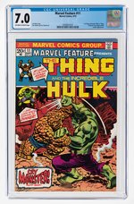 MARVEL FEATURE #11 SEPTEMBER 1973 CGC 7.0 FINE/VF.