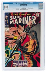 SUB-MARINER #6 OCTOBER 1968 CGC 8.0 VF.