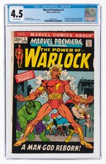 MARVEL PREMIERE #1 APRIL 1972 CGC 4.5 VG+ (FIRST HIM AS ADAM WARLOCK).