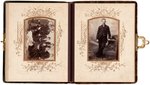 ROOSEVELT LARGE CELLULOID PORTRAIT CDV PHOTO ALBUM.